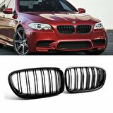 Bmw F10 m5 ön böbrek panjur piano black çift tırnak