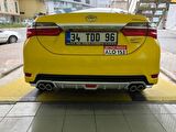 Toyota corolla difüzör arka tampon eki gri 4çıkış 2016+