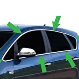 Hyundai elantra cam çerçevesi kenar çıtası krom 2016 / 2019 10 parça