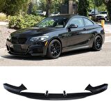 Bmw F22 ön tampon altı lip m-performance pianoblack