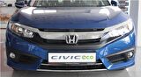 Honda civic fc5 uyumlu ön tampon alt kromu 2 parça 2016+