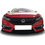 Honda civic fc5 uyumlu ön tampon altı lip 3 parça kulaklı