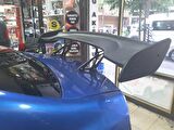 Dtm yüksek bagaj üstü spoiler alüminyum alaşımlı metal