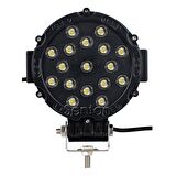 Off road sis lambası ledli 51watt 17 ledli siyah 4x4
