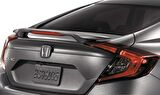 Honda civic fc5 uyumlu bagaj üstü spoiler ışıklı 2016+