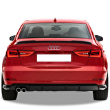 Audi a3 sedan bagaj üstü spoiler votex 8v pianoblack boyalı yarasa