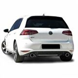 Vw golf 7 gti arka tampon difüzör çift çıkış