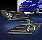 Ford fiesta sis lambası farı çerçeveli oem 2013+