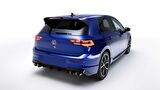 Vw golf 8 arka tampon difüzörü çift çıkış piano black 2021+
