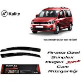 Vw caddy cam rüzgarlığı mugen tip sunplex