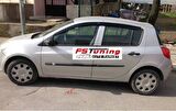 Renault Clio 3 cam rüzgarlığı mugen 4.lü