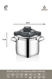 Amboss 4-6 Litre Matik Düdüklü Tencere Seti (Gri)