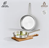 Amboss Vento Steel İndüksiyon Tabanlı 2 Parça Tava Seti 20-24 cm