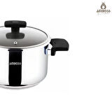 Cook Master 7 Parça Çok Fonksiyonlu Paslanmaz Çelik Buharlı Düdüklü Tencere Seti