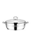 Amboss saphire paslanmaz çelik basık karnıyarık  tencere 34x15 cm.sap-4714