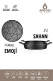 3 Parça Sunday Emoji Pankek Tava Sahan Set 