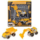Power Machines Vinç Damperli Kamyon ve Kepçe İnşaat Seti