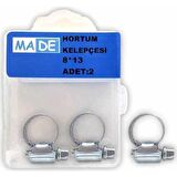 Made Hortum Kelepçesi 8X13 ( 1 Kutu:2 Adet) ST-37