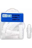 Made Plastik Dubel 7Mm ( 1 Kutu:14 Adet) ST-02