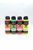 Premium 120ml(cc) Fosforlu Yeşil, Sarı, Pembe, Turuncu