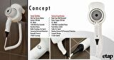 Etap EE186 Concept Compact Otel Tipi Saç Kurutma Makinesi