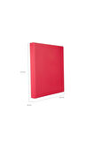 Evrak Sunum Tanıtım Firma Klasörü A4 Pvc 3 cm 4 Halkalı 200 Yaprak Kapasiteli Ring Binder File 27x32 cm