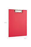 Kapaklı Sekreterlik A4 Pvc 100 Yaprak Kapasiteli Clip Board 24x32 cm