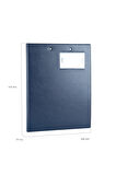 Evrak Sunum Firma Klasörü Sekreterlik Çift Mekanizmalı A4 Ring Binder File 250 Yaprak Kapasiteli 23x31 cm