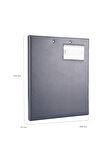 Evrak Sunum Firma Klasörü Sekreterlik Çift Mekanizmalı A4 Ring Binder File 250 Yaprak Kapasiteli 26x32 cm