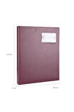 Evrak Sunum Firma Klasörü Sekreterlik Çift Mekanizmalı A4 Ring Binder File 250 Yaprak Kapasiteli 26x32 cm