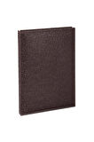 Deri Defter Günlük Journal Ajanda Tarihsiz Çizgili 160 Yaprak Hilton Vegan 17x24 cm