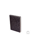 Deri Defter Günlük Journal Ajanda Tarihsiz Düz 160 Yaprak Paris Vegan 17x24 cm