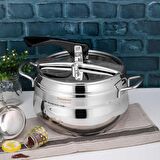 Cooker Lara Çelik 6 lt Düdüklü Tencere