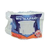 Flora Silent Wc Cover Double Mechanism Dirt-Repellent Slippery Surface Code White Color