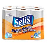 Selis Çift Katlı 6 lı Kağıt Havlu
