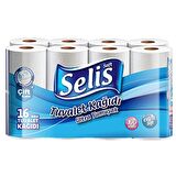 Selis Çift Katlı Tuvalet Kağıdı 16'lı