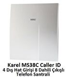 Karel MS38C 4/8 Kapasiteli Telefon Santrali