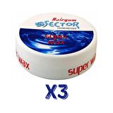 Sector Hairmate Superwax Ultra Sert Mavi Wax 150 Ml 3 Adet
