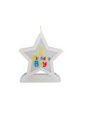 PASTA MUMU YILDIZLI 1 BİRTHDAY BOY MAVİ