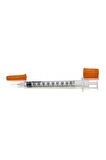 1 ml süper insulin şırınga 3p 50 Adet, süper ince iğne uçlu, turuncu enjektör