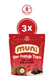 Glutensiz Çikolata Parçacıklı Yer Fıstığı Topu 3'lü