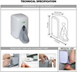 Vialli S5mc Medical Sıvı Sabun Dispenseri 500 Ml Krom