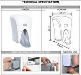 Vialli S6mc Medical Sıvı Sabun Dispenseri 1000 Ml Krom