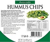 Avokado Aromalı Vegan Glütensiz Fırınlanmış Nohut Cipsi (Hummus Chips)