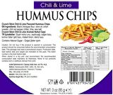 Chili & Lime Aromalı Vegan Glütensiz Fırınlanmış Nohut Cipsi (Hummus Chips)