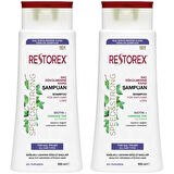 Restorex Saç Dökülmesine Karşı Ekstra Direnç Şampuanı 500 ml 2 ADET
