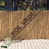 1.5m.X 5m. BOLVADİ Bambu Kamış Bahçe , Dekorasyon , Misina İpli , Balkon , Veranda, Mahremiyet Çiti