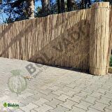 Bolvadi 1,5m X 6 m. Doğal Hasır Bambu Kamış Çit Çevre Dostu Dayanıklı Estetik Dekoratif Çit