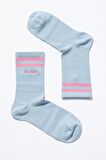 Motley Socks Unisex Nakışlı Uzun Tenis Çorap - Rainbow 3
