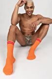 Motley Socks Unisex Nakışlı Uzun Tenis Çorap - Rainbow 4